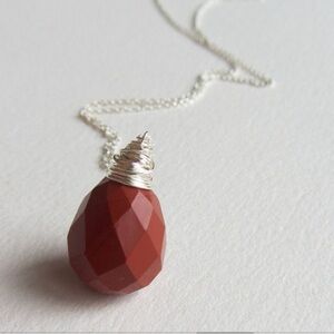 Red Jasper necklace.